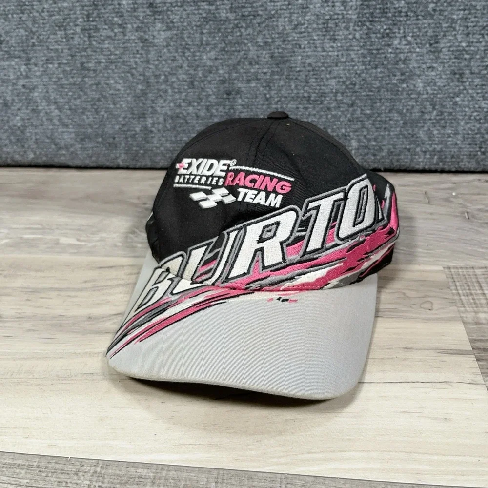 Jeff Burton #99‎ VTG NASCAR Exide Batteries Racing Team Snapback Hat Cap Roush